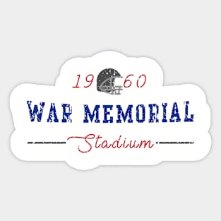 War Memorial Stadium Sticker